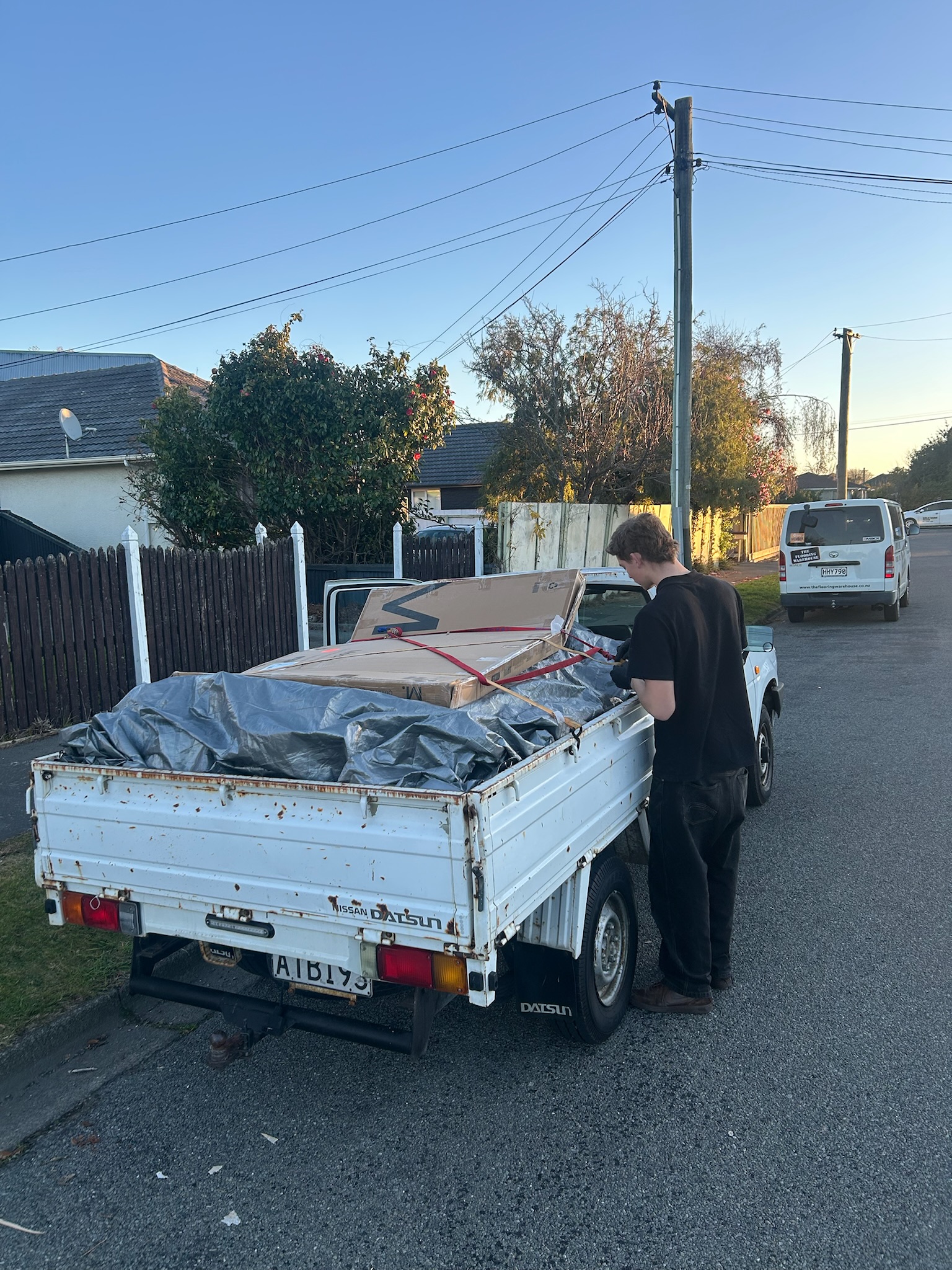James Junk Removal clearing a load